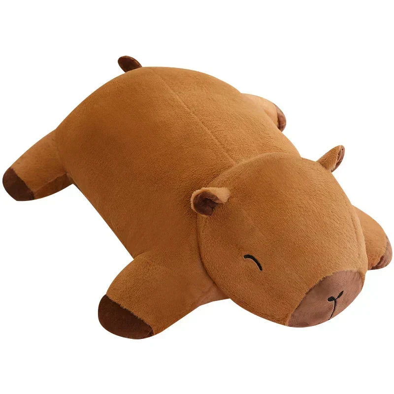 Premium giant capybara plushie, super soft animal toy & ultimate cuddle buddy for comfort.