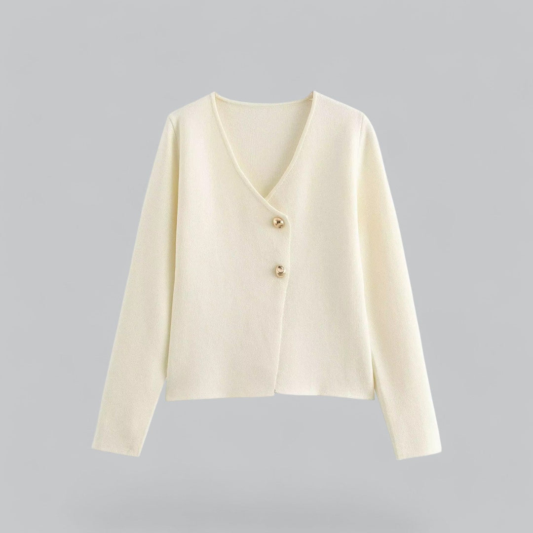 Grace cardigan shown in multiple colors—black, burgundy, white—versatile spring layering.