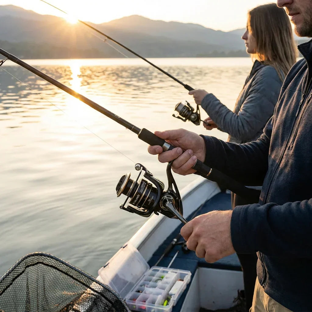 High-performance spinning fishing reel, ideal for saltwater & freshwater fishing. Durable metal gear for smooth casting.