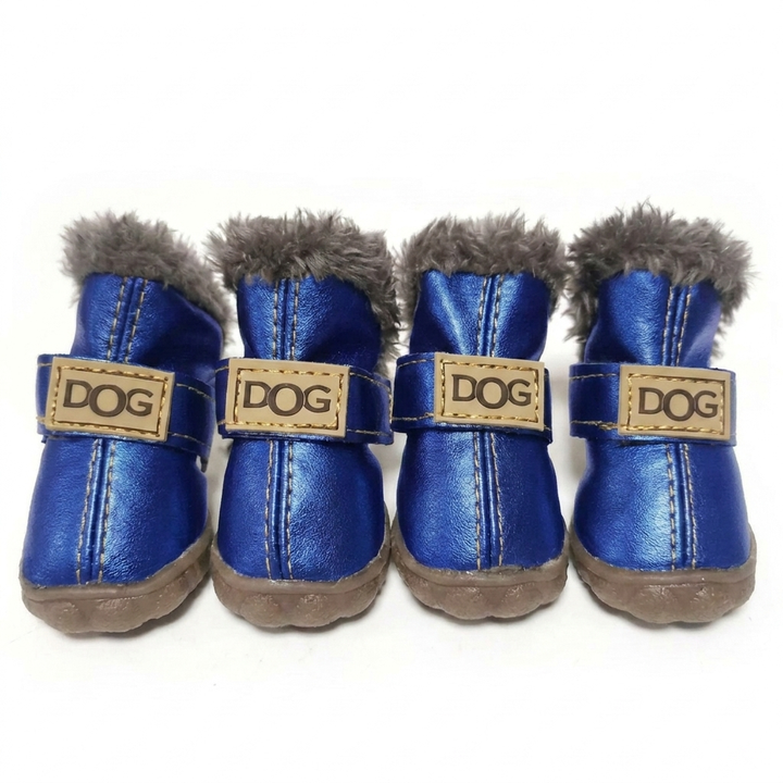 Outdoor dog accessories: rugged dog booties providing ultimate paw care and traction on trails and rough terrain.