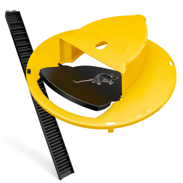 Humane Auto Reset Bucket Lid Mouse Trap - Lexians