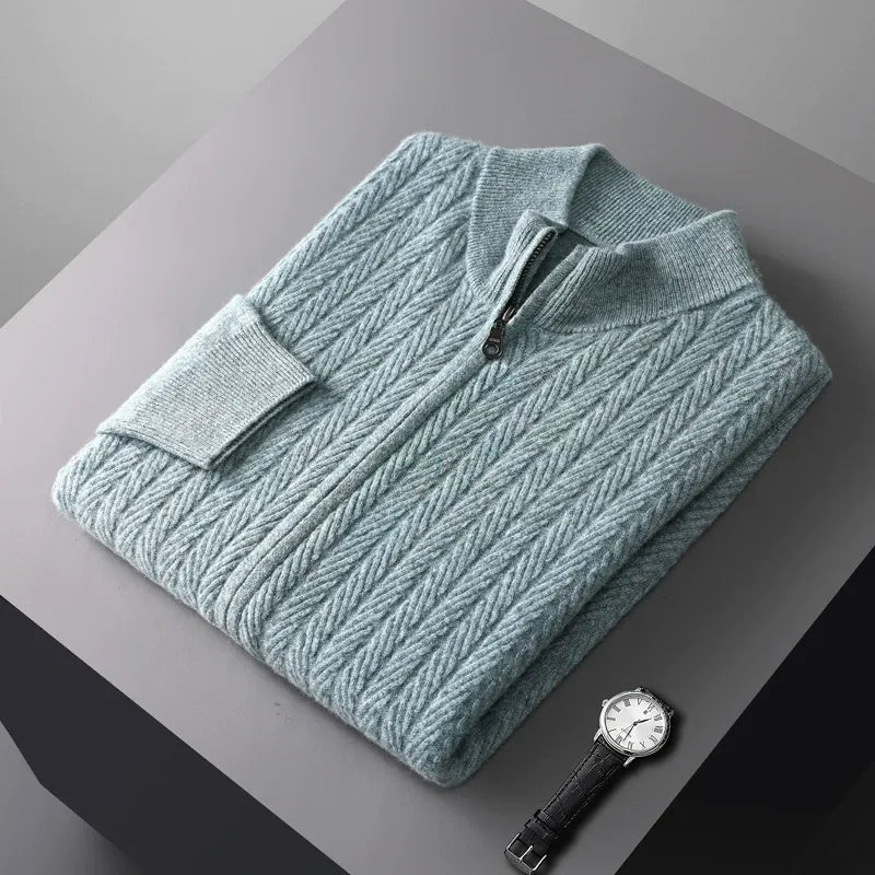 Men's Premium Full-Zip Cardigan