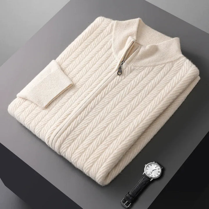 Men's Premium Full-Zip Cardigan