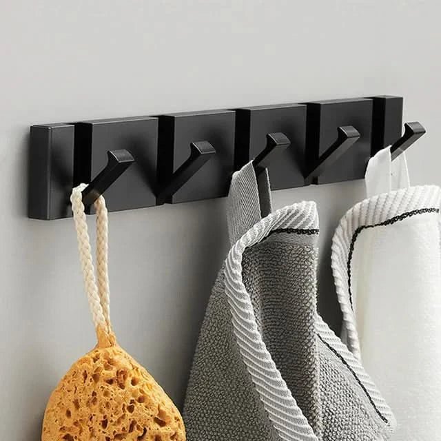Declutter with this space-saving folding aluminum wall hook for any room.