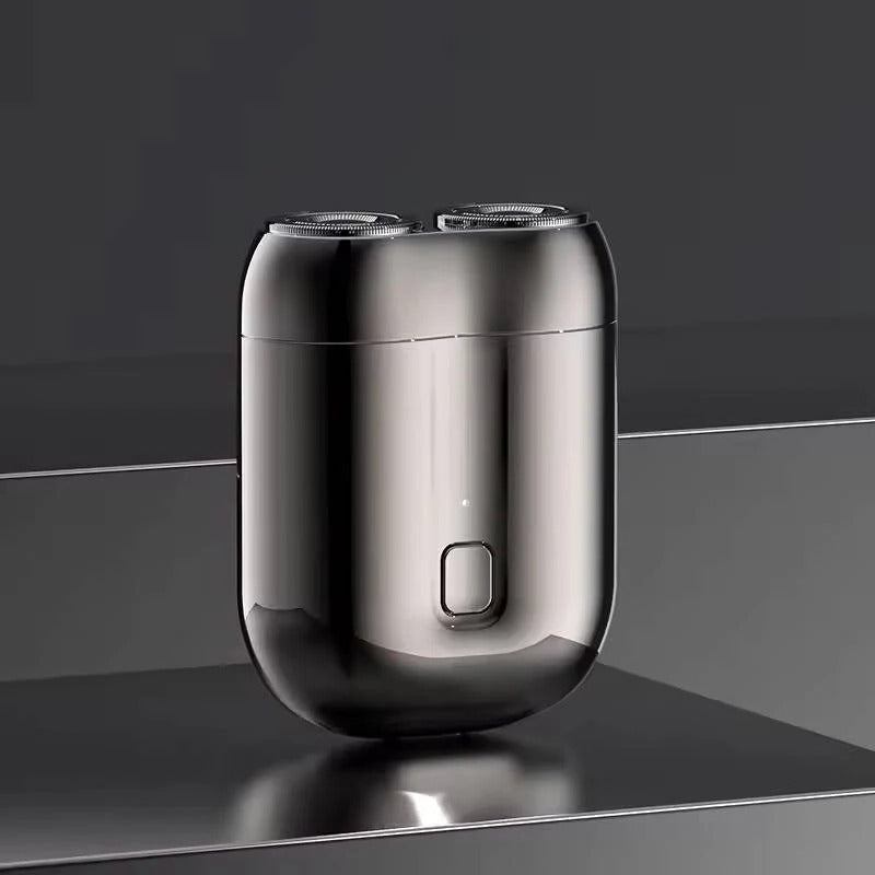 Compact travel electric shaver for men. Quiet, fast-charging, and rechargeable for convenient personal care.