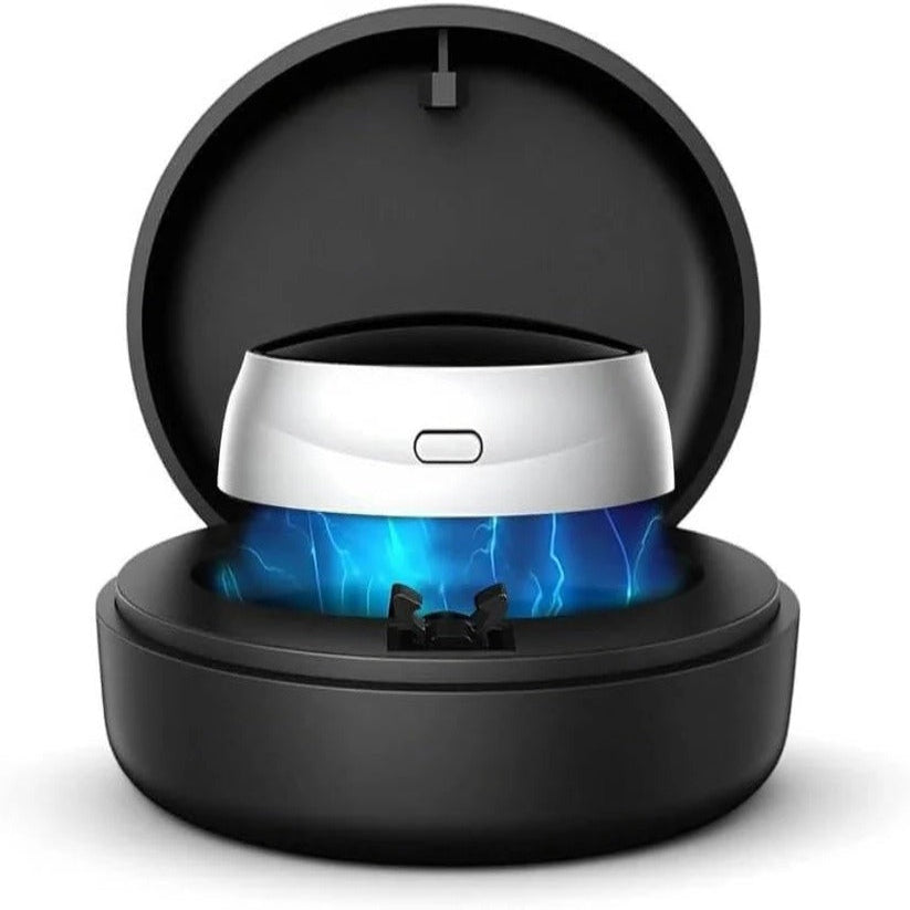 Rechargeable anti-snoring device with pulse vibration technology for quiet sleep. Easy clean sleep aid.