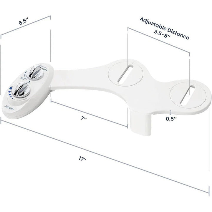 Hydraulic bidet toilet attachment provides refreshing personal hygiene with adjustable clean water spray. Eco-friendly.