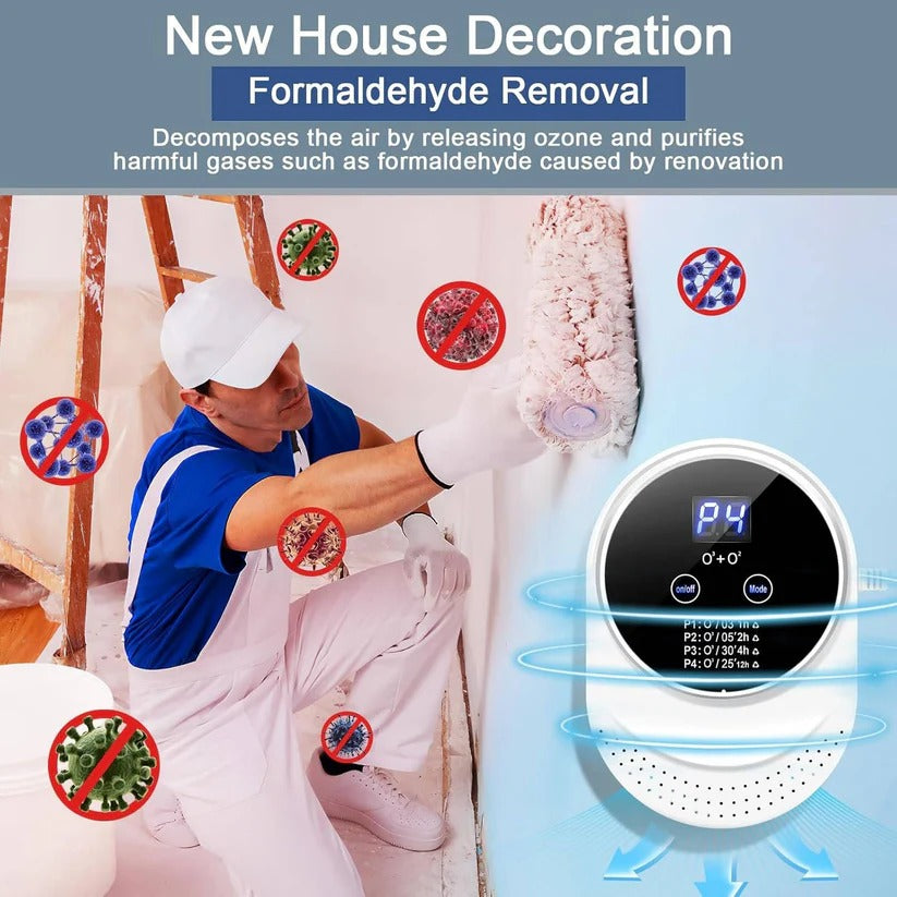 Automatic odor purifier, smart and programmable, for ultimate household and pet odor control.