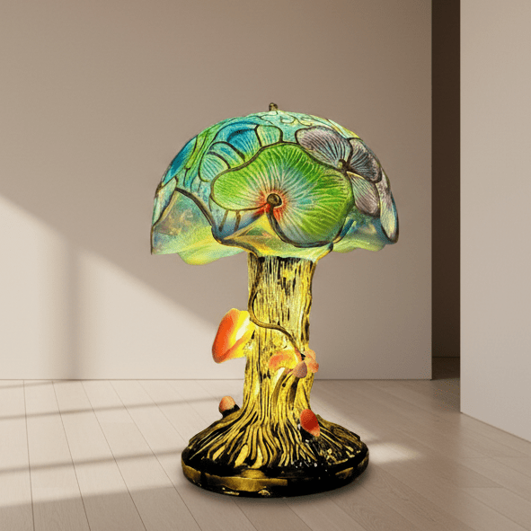Create a relaxing atmosphere with this elegant cordless mosaic lamp, perfect for unique home decor.