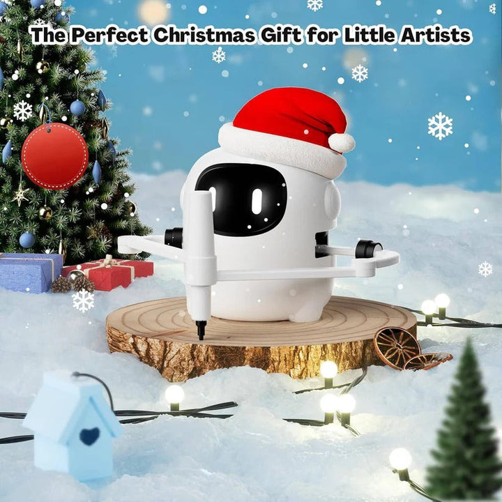 Fun voice interactive drawing robot, a perfect educational gift for kids to explore art activities and creative play.