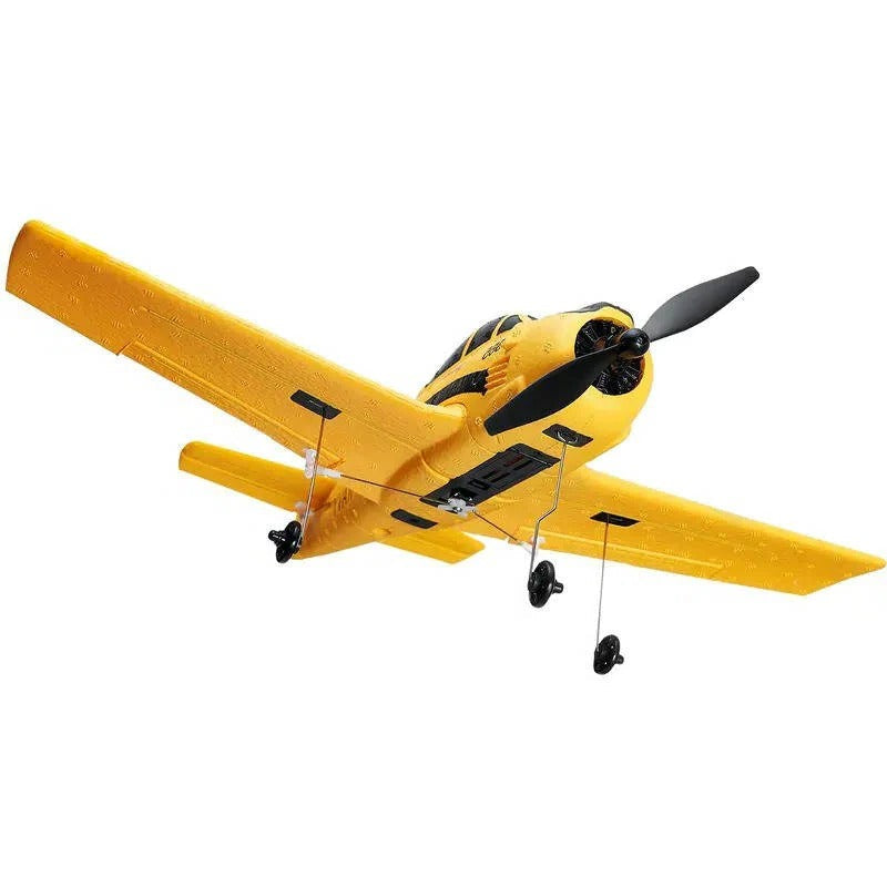 Beginner-friendly RC airplane with easy controls. Unisex remote control hobby plane with 6-axis gyro.