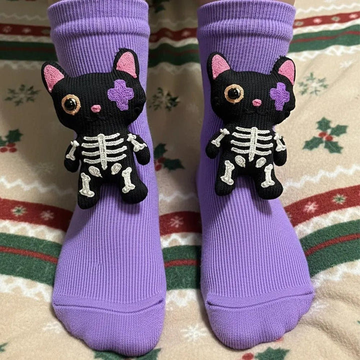 Fun 3D animal cozy house socks, non-slip for safety, and super comfortable for relaxing at home.