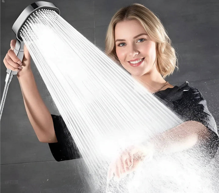 Filtered shower head with 3 spray modes & high pressure for a spa-like experience. Enjoy cleaner water.