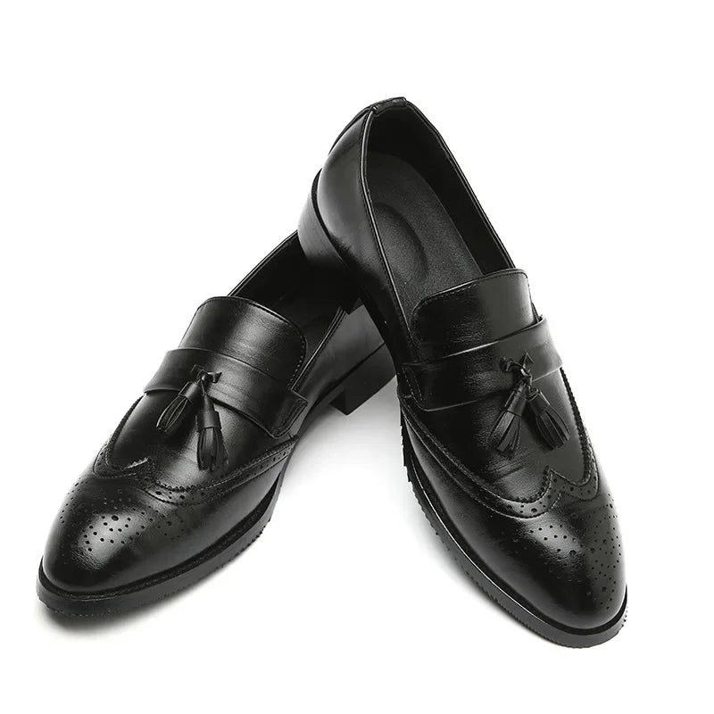 Men's Imperium Tassel Brogue Loafers for a dapper look, combining style & comfort