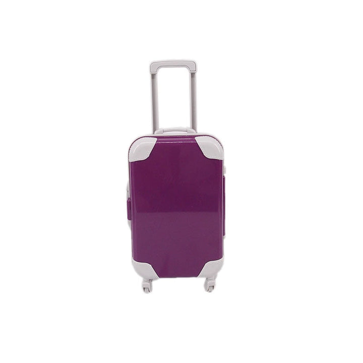 Play suitcase for 18-inch dolls, inspiring travel and adventure in kids' imaginative worlds.