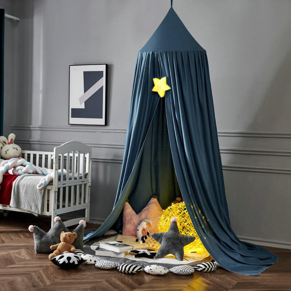 Magical hideaway canopy for kids, enhancing room decor and fostering imaginative adventures.