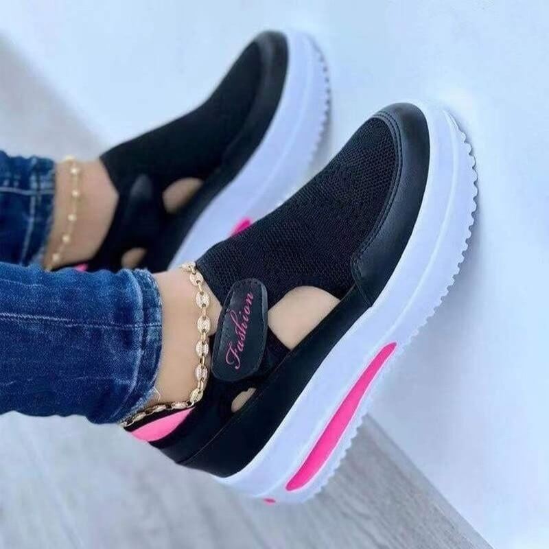 Stylish Liana women's breathable mesh sneakers. Lightweight slip-on design for ultimate comfort & casual summer wear.