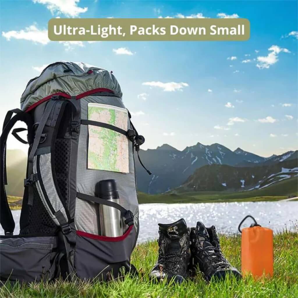 Portable lightweight travel seat cushion providing ergonomic comfort for outdoor events, camping, and hiking.
