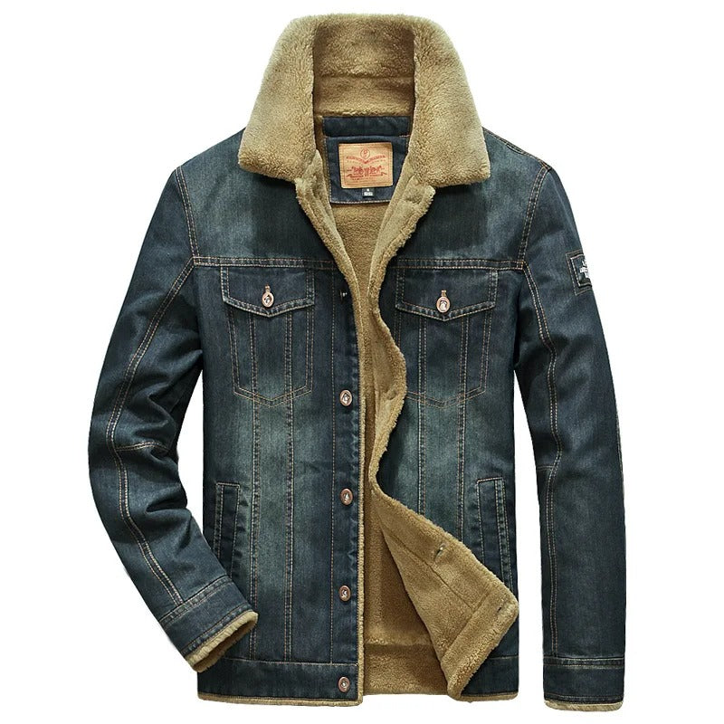 Men's Fleece Lined Denim Jacket