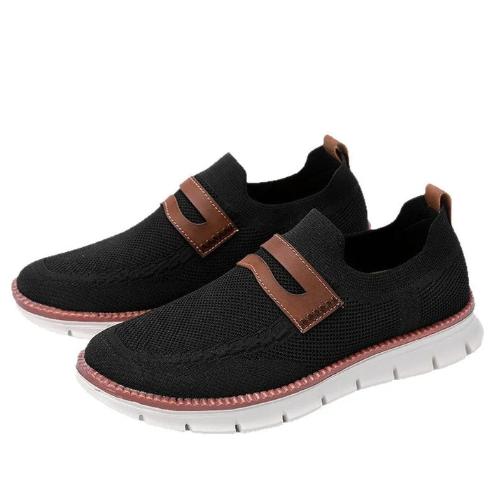 Men's Ultra-Light Knit Slip-On Loafers