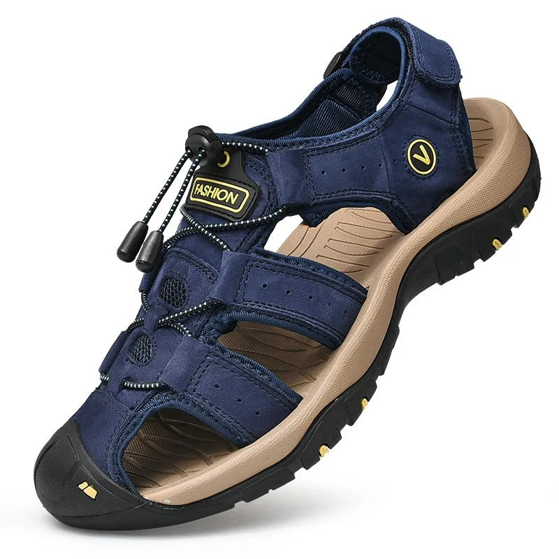 Men's Outdoor Trekking Sandals with Mesh Upper