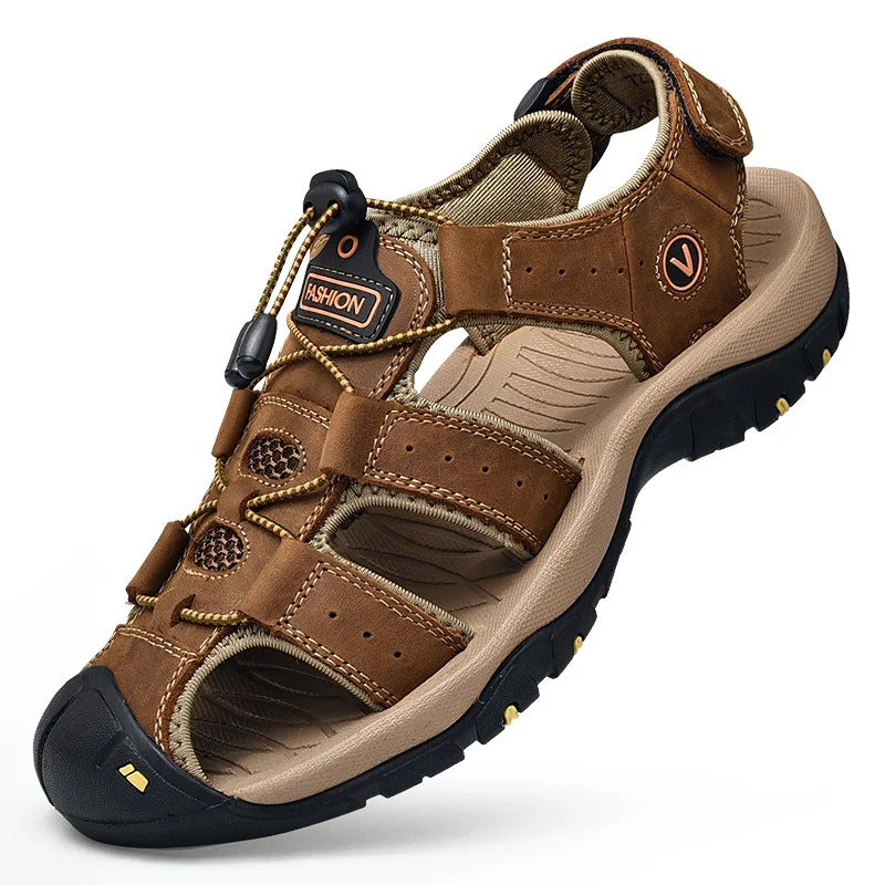 Men's Outdoor Trekking Sandals with Mesh Upper