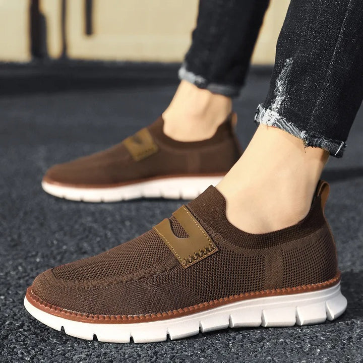 Men's Ultra-Light Knit Slip-On Loafers