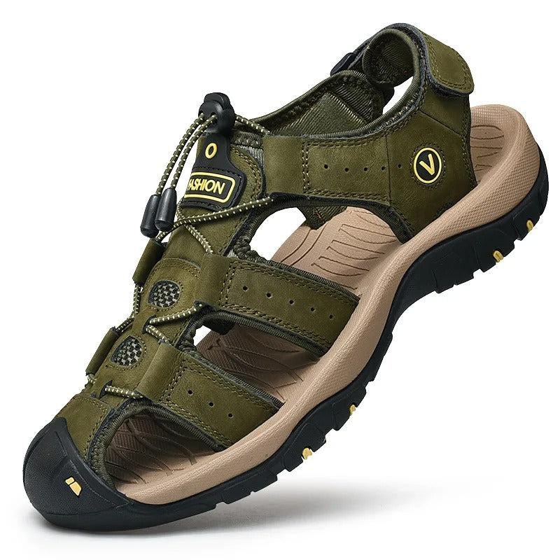 Men's Outdoor Trekking Sandals with Mesh Upper