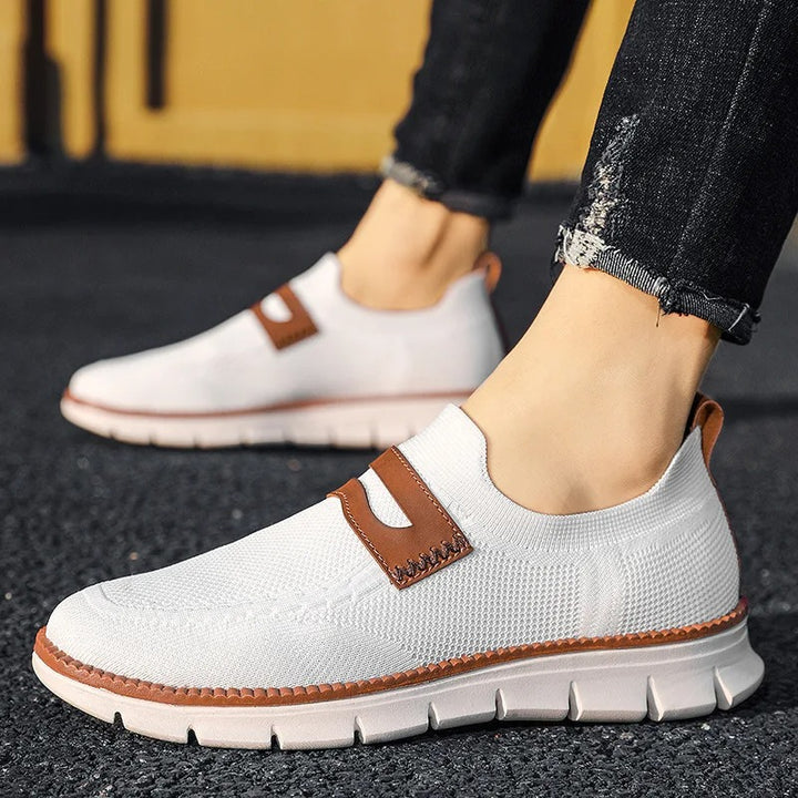 Men's Ultra-Light Knit Slip-On Loafers