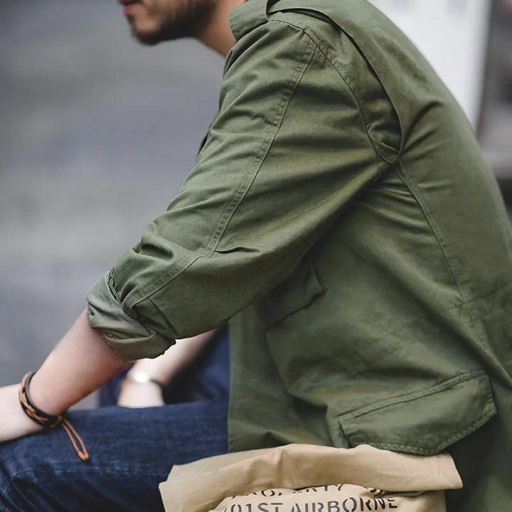 Men's Classic Multi-Pocket Field Jacket - Timeless Utility