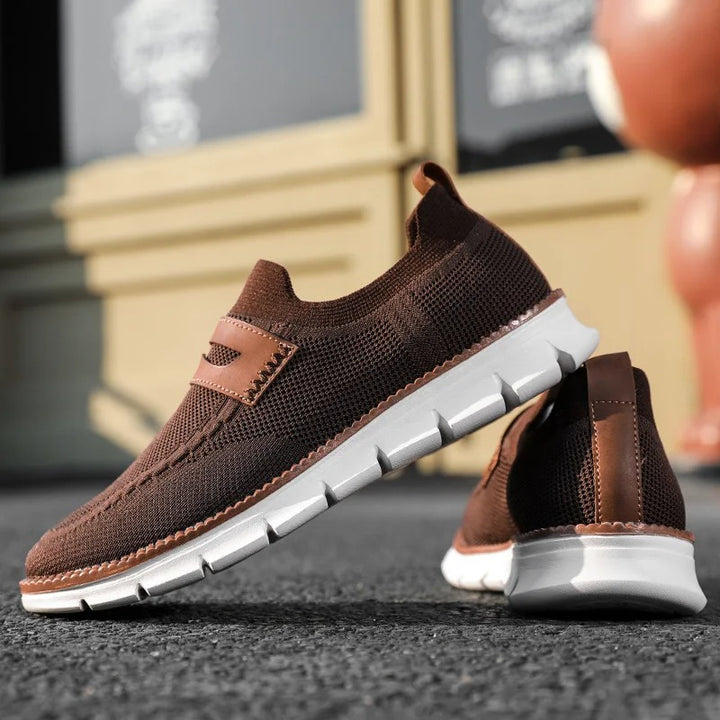 Men's Ultra-Light Knit Slip-On Loafers