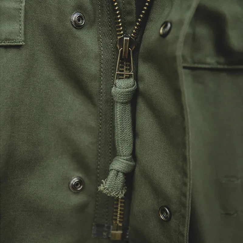 Men's Classic Multi-Pocket Field Jacket - Timeless Utility