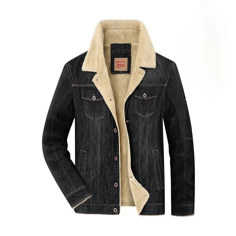Men's Fleece Lined Denim Jacket