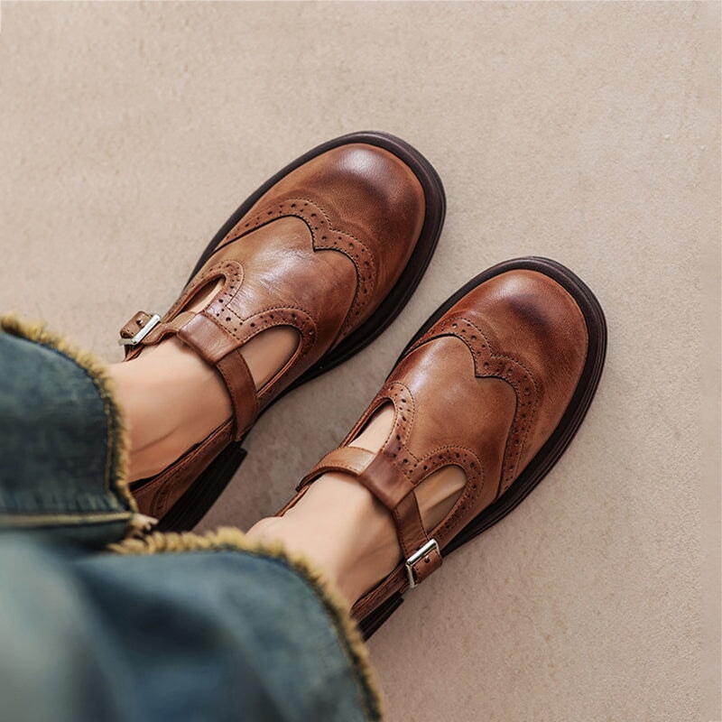 Women's classic Mary Jane sandals, comfortable for all-day wear, perfect casual summer footwear.