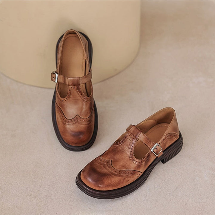 Stylish women's Mary Jane strap sandals, offering all-day comfort for everyday casual wear.