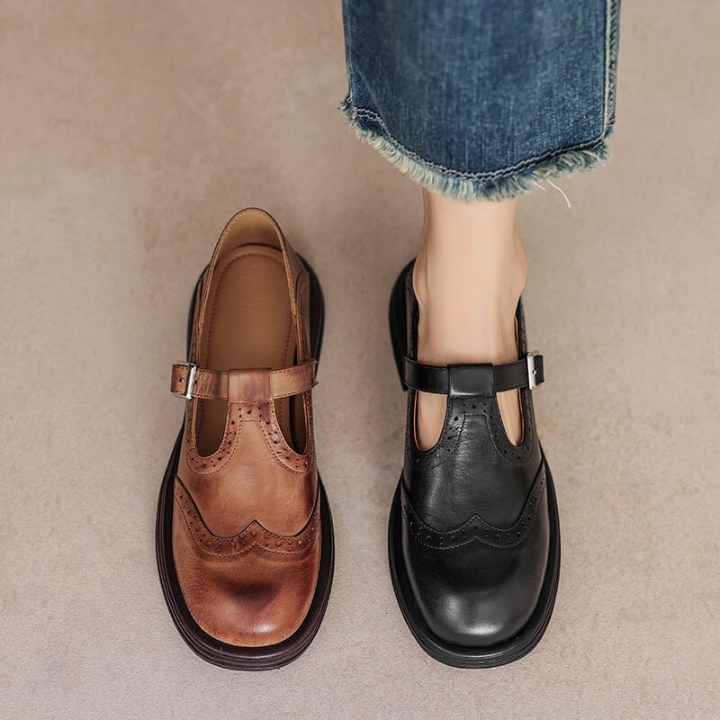 Comfortable women's classic Mary Jane strap sandals, designed for all-day wear and casual style.