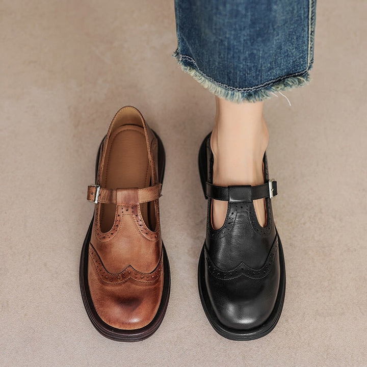 Comfortable women's classic Mary Jane strap sandals, designed for all-day wear and casual style.