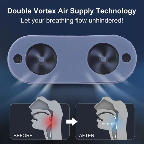 Maskless nasal CPAP device, a health & wellness anti-snore solution for sleep apnea.