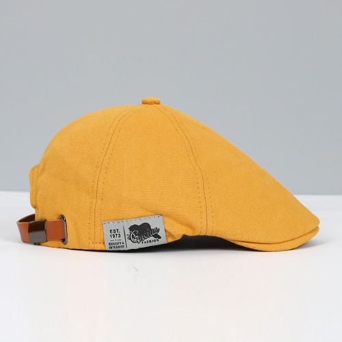 Classic men's adjustable beret, a stylish and comfortable gift for him. Modern elegance headwear.