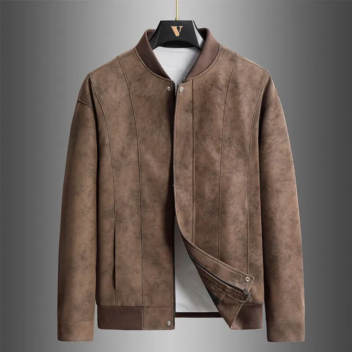 Men's Aston Vale Bronson jacket in black, tailored for a casual, versatile look