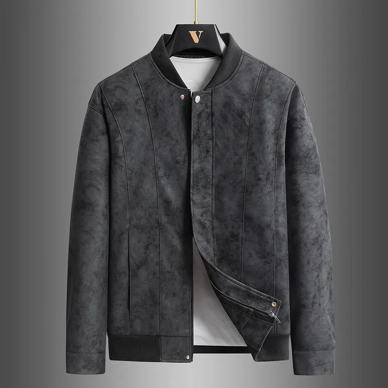 Aston Vale Men's Bronson style jacket in rich brown, perfect for outerwear fashion