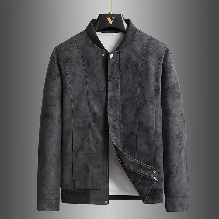 Aston Vale Men's Bronson style jacket in rich brown, perfect for outerwear fashion