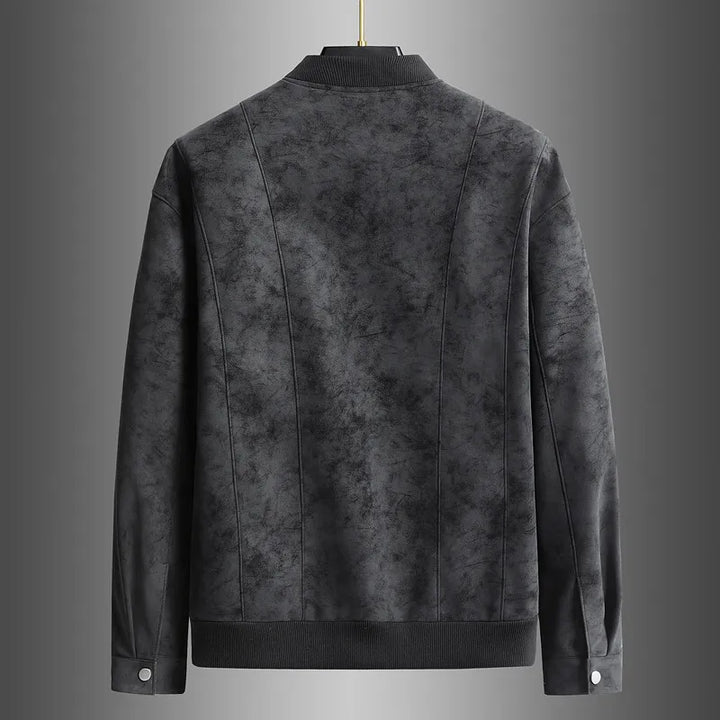 Versatile men's Bronson jacket by Aston Vale in black, ideal for casual and tailored outfits