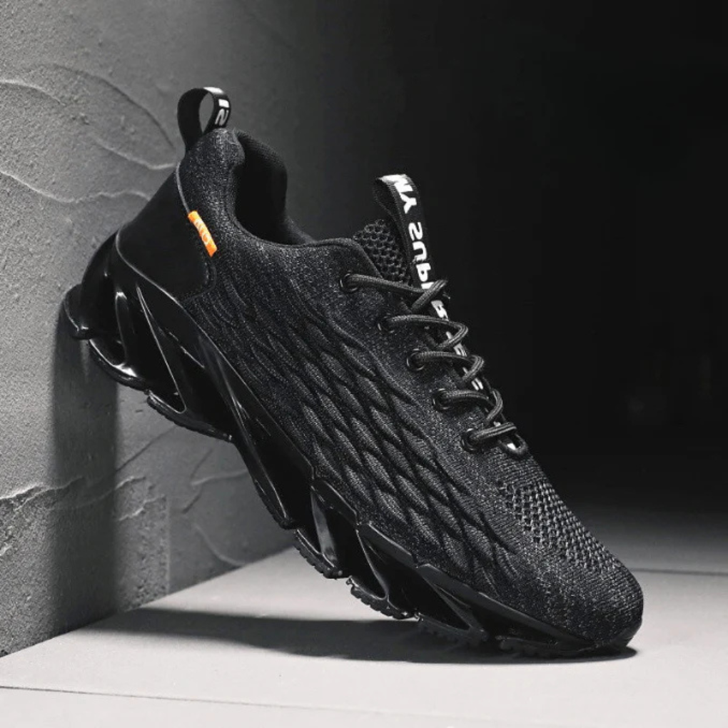 New4 men's active wear running shoes. Comfortable athletic footwear with advanced performance grip sole.