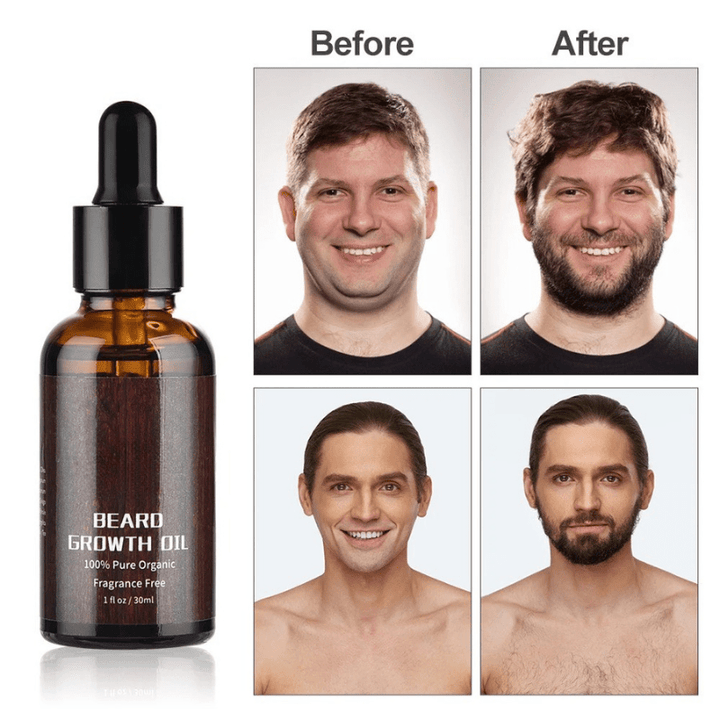 Luxury Men's Beard Care Kit for premium grooming. Achieve a thicker, healthier, fuller beard with ease.