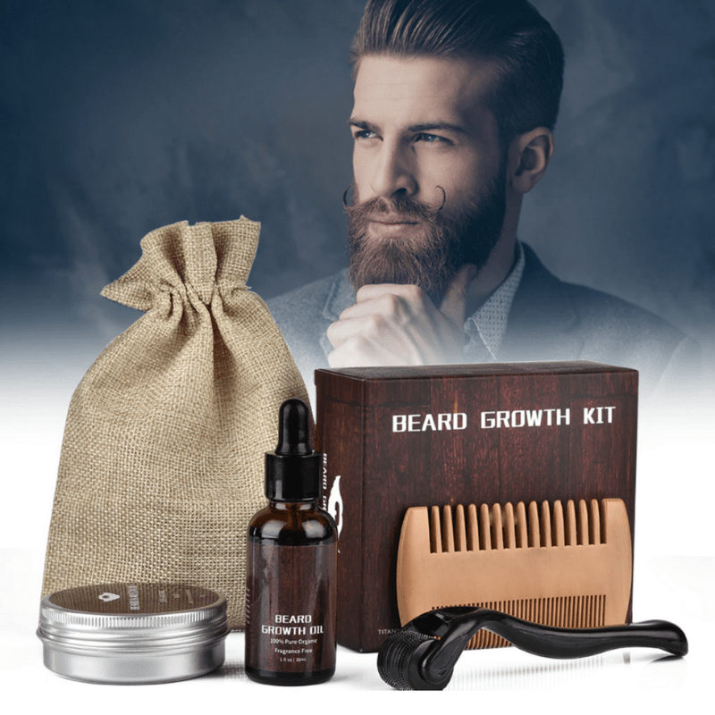 Beard Balm for styling & conditioning. Part of Men's Beard Growth Kit for a polished, well-groomed look.