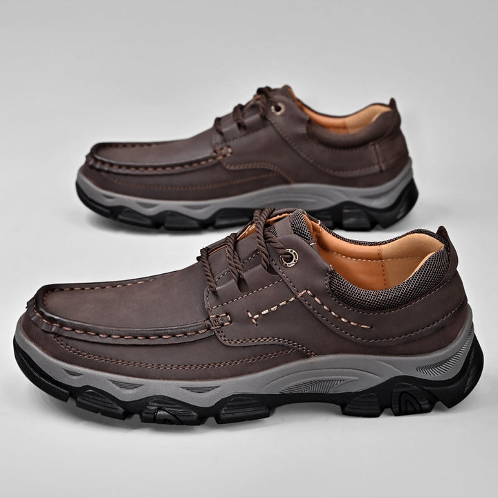 Men's casual orthopedic loafers in navy, perfect for everyday comfort and support