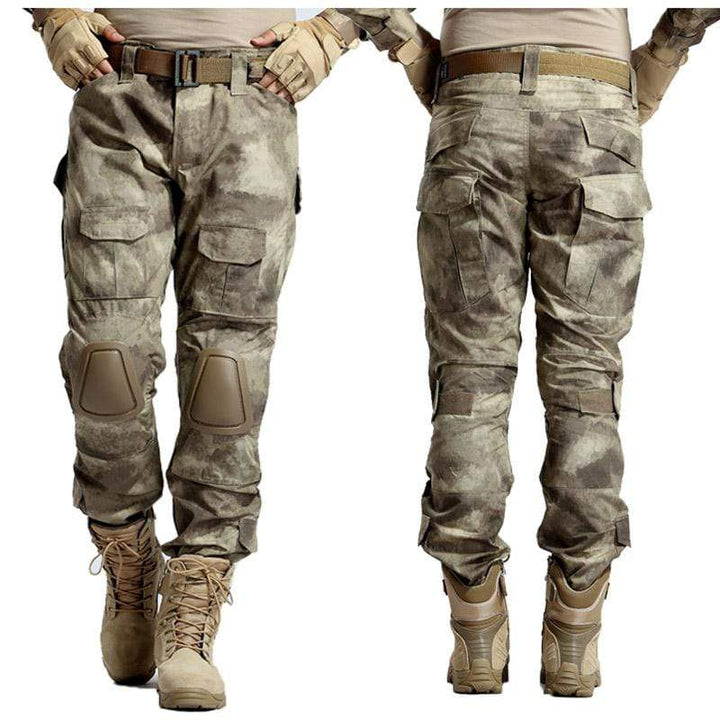 Men's cargo pants with multiple pockets, black, designed for tactical use and workwear