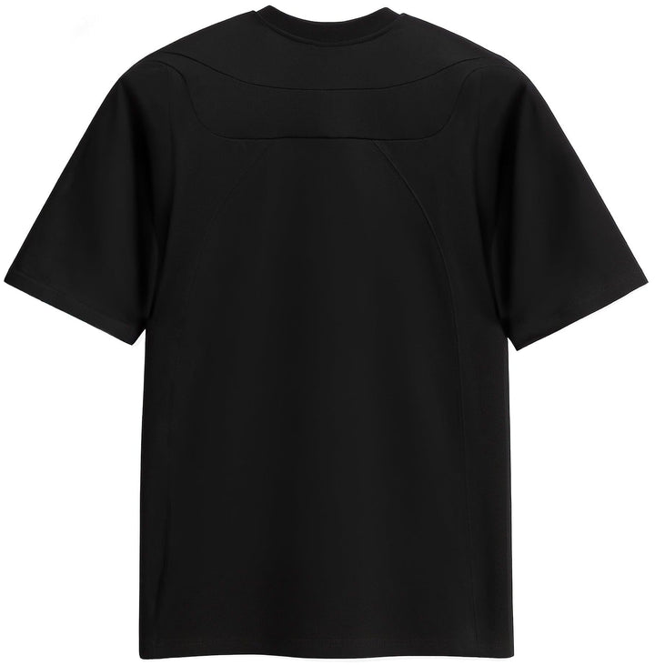 Grey men's muscle tee with padded shoulders, comfortable cotton for everyday fashion.