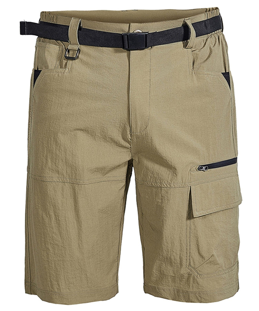 Sporty men's athletic shorts in grey, ideal for running, gym, and casual wear